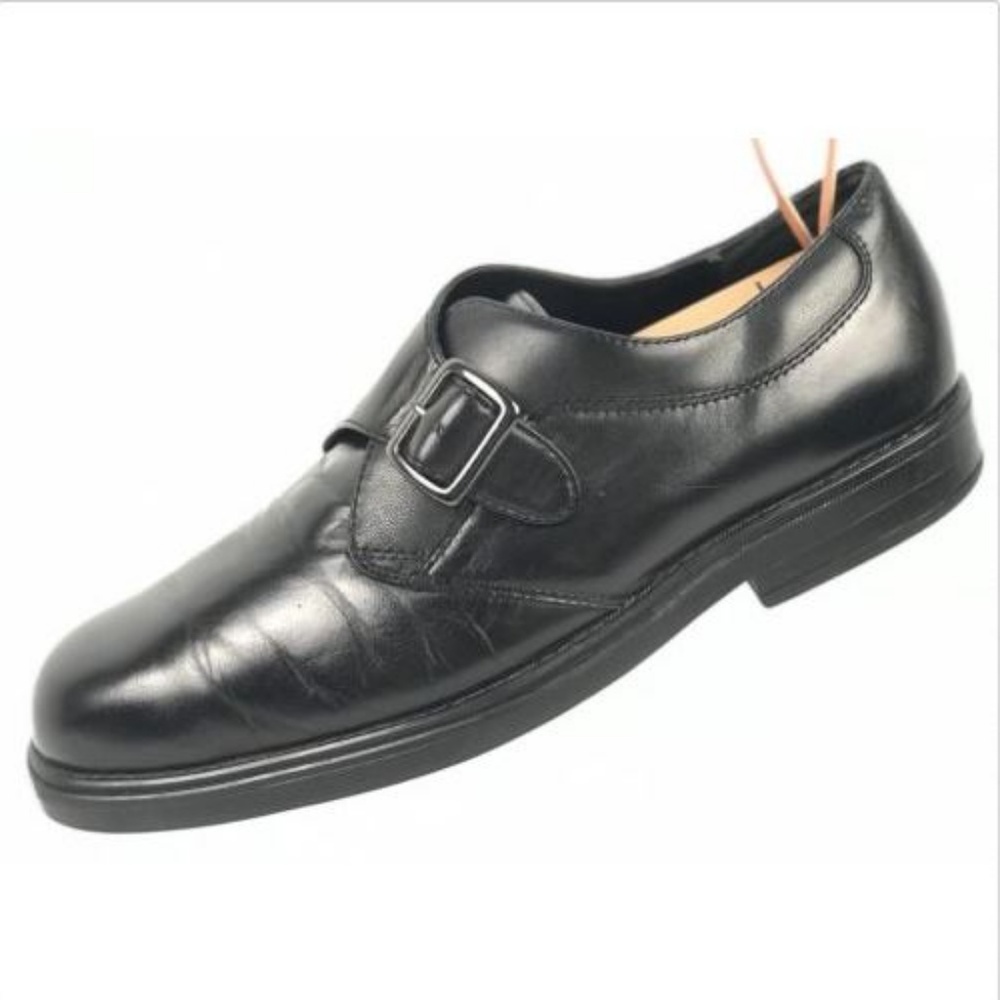Nunn Bush Plain Toe Buckle Monk Strap Loafers 10 M